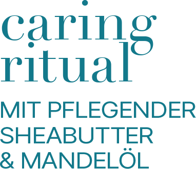 caring ritual mit pflegender Sheabutter & Mandelöl